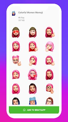 Скачать Memoji Stickers for WhatsApp [Unlocked] RU apk на Андроид