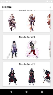 Скачать Stickers de Hokages de Konoha, Anime WastickerApps [Полная версия] RU apk на Андроид