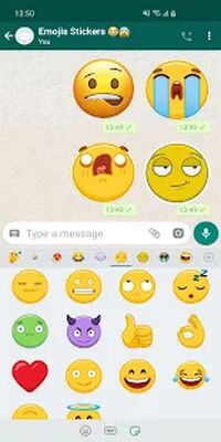 Скачать Новые 3D смайлики наклейки (WAStickerApps Emojis) [Unlocked] RU apk на Андроид