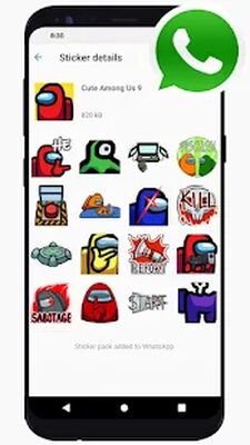 Скачать Cute Stickers Among Us Para WhatsApp [Без рекламы] RU apk на Андроид