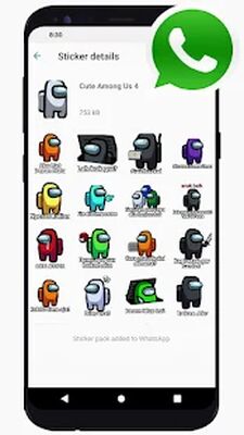 Скачать Cute Stickers Among Us Para WhatsApp [Без рекламы] RU apk на Андроид