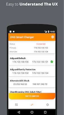 Скачать DNS Smart Changer - Веб-блокатор и фильтр [Полная версия] RUS apk на Андроид