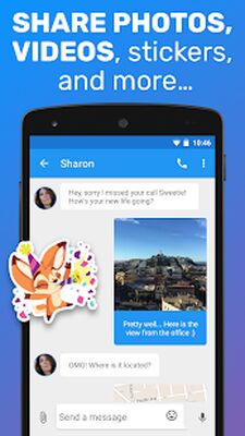 Скачать TextMe Up Calling & Texts [Unlocked] RUS apk на Андроид
