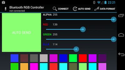 Скачать Bluetooth RGB [Unlocked] RUS apk на Андроид