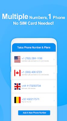 Скачать 2nd Phone Number App - Telos [Без рекламы] RU apk на Андроид