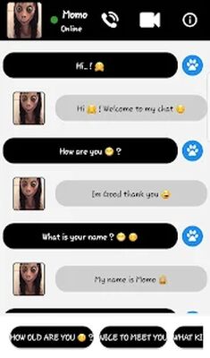 Скачать Momo Fake video call [Unlocked] RUS apk на Андроид