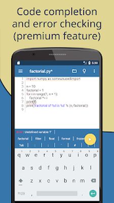 Скачать Pydroid 3 - IDE for Python 3 [Unlocked] RUS apk на Андроид