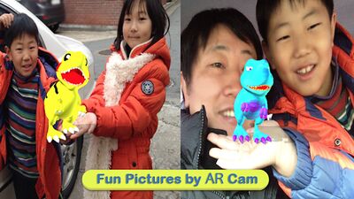 Скачать Dinosaur Coloring 3D - AR [Полная версия] RUS apk на Андроид
