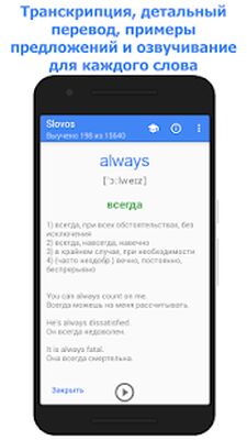 Скачать Учить Английские Слова [Без рекламы] RU apk на Андроид