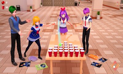 Скачать Виртуальне аниме Yandere Girls High School Life 3D [Полная версия] RUS apk на Андроид