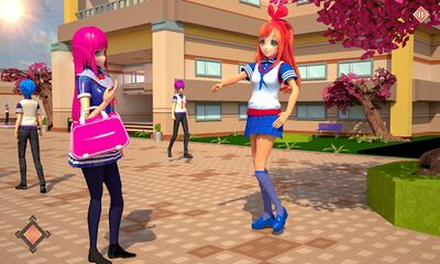Скачать Виртуальне аниме Yandere Girls High School Life 3D [Полная версия] RUS apk на Андроид