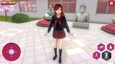 Скачать Anime Girl 3D: Japanese High School Life Simulator [Полная версия] RU apk на Андроид