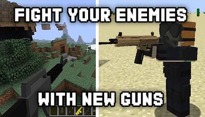 Скачать Мод на оружие для Маинкрафт ПЕ (MCPE) [Premium] RU apk на Андроид