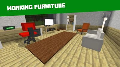 Скачать Мод на мебель в Minecraft PE [Premium] RUS apk на Андроид