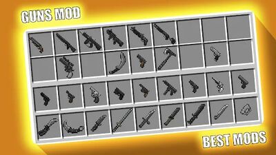 Скачать Guns Mod for Minecraft PE - MCPE [Premium] RUS apk на Андроид