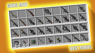Скачать Guns Mod for Minecraft PE - MCPE [Premium] RUS apk на Андроид