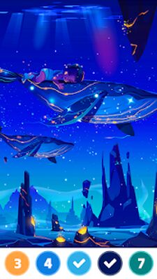 Скачать Color123 - раскраски по номерам, рисовать игры [Без рекламы] RUS apk на Андроид