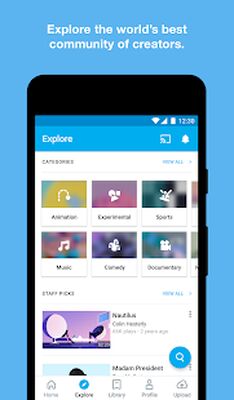 Скачать Vimeo [Без рекламы] RUS apk на Андроид