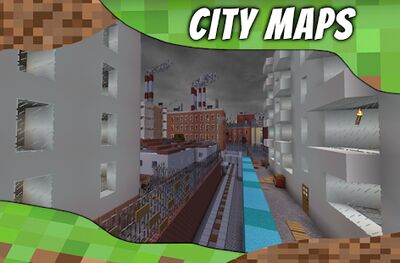 Скачать Города для MCPE. Карты городов. [Полная версия] RUS apk на Андроид