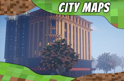 Скачать Города для MCPE. Карты городов. [Полная версия] RUS apk на Андроид
