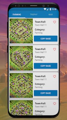 Скачать Clash of Maps - Base, Layouts [Unlocked] RU apk на Андроид