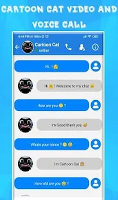 Скачать Cartoon Cat Game Fake Call & Video [Без рекламы] RU apk на Андроид