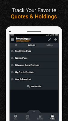 Скачать Investing.com: крипто, новости [Полная версия] RU apk на Андроид