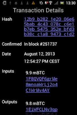Скачать Mycelium Bitcoin Wallet [Unlocked] RUS apk на Андроид