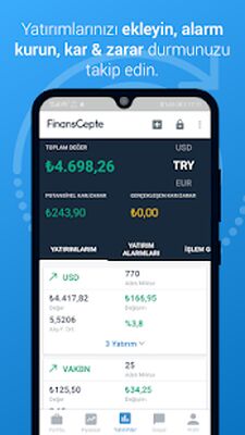 Скачать FinansCepte Döviz & Altın Kurları - Borsa BitCoin [Без рекламы] RUS apk на Андроид