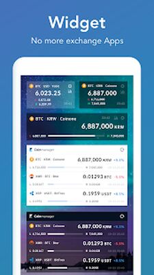 Скачать CoinManager & Widget для Биткойн, Эфириум [Без рекламы] RU apk на Андроид