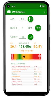 Скачать ИМТ Калькулятор [Unlocked] RU apk на Андроид