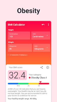 Скачать Калькулятор ИМТ [Без рекламы] RUS apk на Андроид