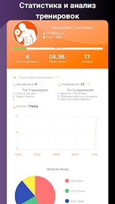 Скачать Тренировки с гантелями дома [Полная версия] RU apk на Андроид