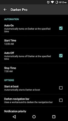 Скачать Darker (Screen Filter) [Полная версия] RU apk на Андроид