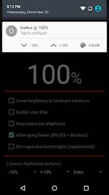 Скачать Darker (Screen Filter) [Полная версия] RU apk на Андроид
