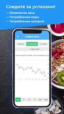 Скачать Худеем вместе. Дневник калорий [Unlocked] RU apk на Андроид