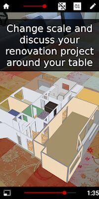 Скачать Floor plan - Home improvements in AR - Wodomo 3D [Unlocked] RUS apk на Андроид