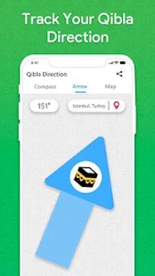Скачать кибла компас для направление [Premium] RUS apk на Андроид