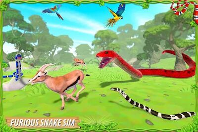 Скачать Яростный симулятор змей [Без рекламы] RU apk на Андроид
