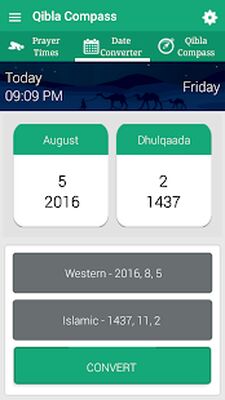 Скачать Qibla Compass - Prayer Times, Quran MP3 & Azan [Premium] RU apk на Андроид