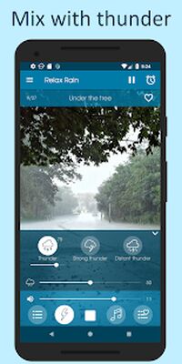 Скачать Звуки дождя - Звук дождя для сна [Без рекламы] RUS apk на Андроид