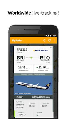 Скачать Отслеживание полетов в реальном времени [Без рекламы] RU apk на Андроид