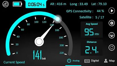 Скачать GPS спидометр : одометр [Unlocked] RU apk на Андроид
