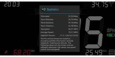 Скачать Спидометр DigiHUD [Unlocked] RUS apk на Андроид