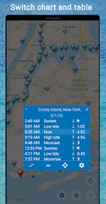Скачать Tide charts widget - eTide HDF [Полная версия] RUS apk на Андроид