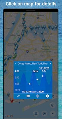Скачать Tide charts widget - eTide HDF [Полная версия] RUS apk на Андроид