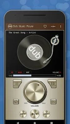 Скачать Dub музыкальный плеер + eq [Без рекламы] RU apk на Андроид