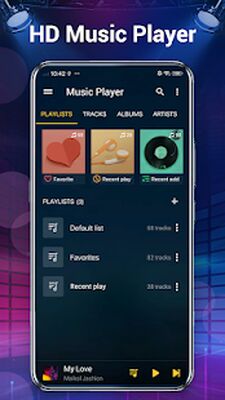 Скачать Музыкальный проигрыватель [Unlocked] RUS apk на Андроид