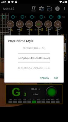 Скачать Тюнер для гитара - Guitar Tuner [Без рекламы] RU apk на Андроид