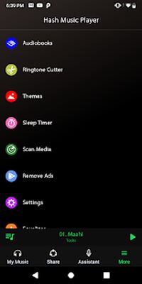 Скачать Music Player - Hash Player [Premium] RUS apk на Андроид